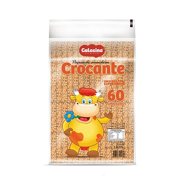 Pé de moleque crocante Gulosina 1,02kg Pé de moleque crocante Gulosina 1,02kg